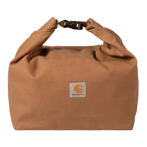 Carhartt Wip Canvas Roll Up Insulated Bag Hamilton Brown I034917 4068584158650 01 Degli Uberti